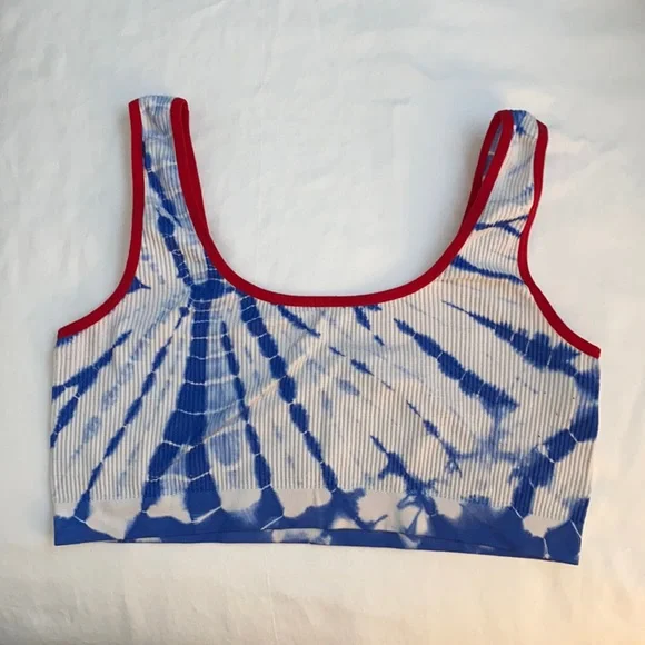 Colsie Intimates Sleepwear Red White Blue Tie Dye Colsie